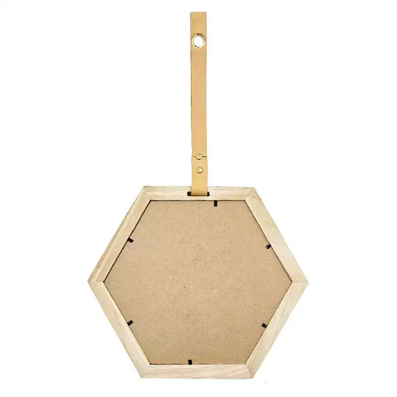 Lot de 2 miroirs muraux hexagonaux Harlan de 11 x 10 pouces