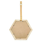 Lot de 2 miroirs muraux hexagonaux Harlan de 11 x 10 pouces