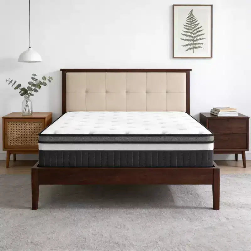 14 Inch Queen Gel Memory Foam Mattress Medium Firmness, Mattresses for Pressure Relief & Cool Sleep CertiPUR-US Certified