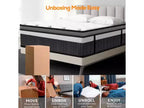 Matelas en mousse à mémoire de forme Gel Queen 14 pouces, fermeté moyenne, matelas pour soulagement de la pression et sommeil frais certifié CertiPUR-US