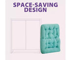 Fauteuil pliant de salon en fausse fourrure douce pour adultes, fauteuil de lecture portable surdimensionné avec cadre en acier au carbone pour chambre, salon, dortoir