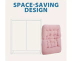 Fauteuil pliant de salon en fausse fourrure douce pour adultes, fauteuil de lecture portable surdimensionné avec cadre en acier au carbone pour chambre, salon, dortoir