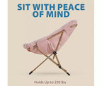 Fauteuil pliant de salon en fausse fourrure douce pour adultes, fauteuil de lecture portable surdimensionné avec cadre en acier au carbone pour chambre, salon, dortoir