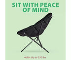 Fauteuil pliant de salon en fausse fourrure douce pour adultes, fauteuil de lecture portable surdimensionné avec cadre en acier au carbone pour chambre, salon, dortoir