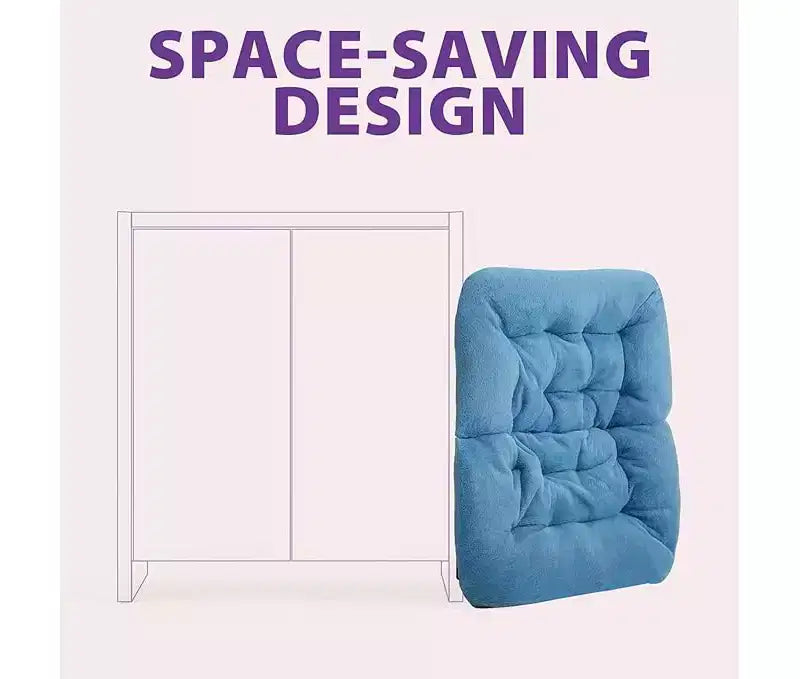 Fauteuil pliant de salon en fausse fourrure douce pour adultes, fauteuil de lecture portable surdimensionné avec cadre en acier au carbone pour chambre, salon, dortoir