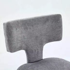 sumyeg Lot de 2 tabourets de comptoir de style Mid-Century avec dossier incurvé et assise rembourrée