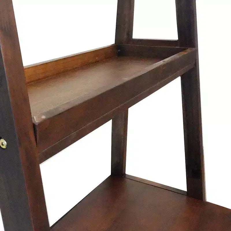 Bureau échelle avec étagère de rangement 81x51x173 cm