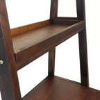 Bureau échelle avec étagère de rangement 81x51x173 cm