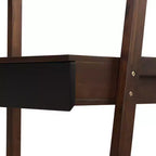 Bureau échelle avec étagère de rangement 81x51x173 cm