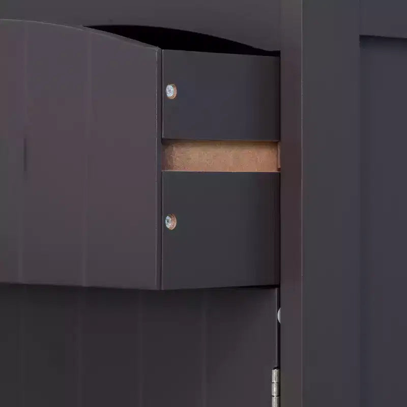 Meuble de rangement haut et étroit pour salle de bain avec étagères et portes, armoire de toilette mince sur pied
