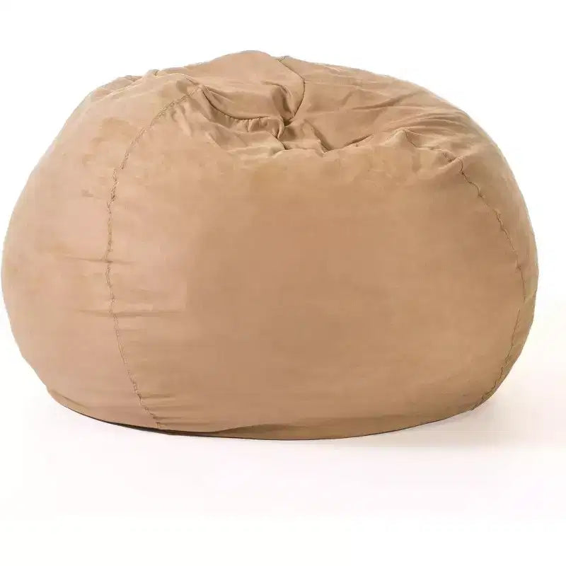 Pouf Okak avec housse en microsuède amovible et lavable, pouf transat pour adultes, canapé confortable pour salon et chambre à coucher