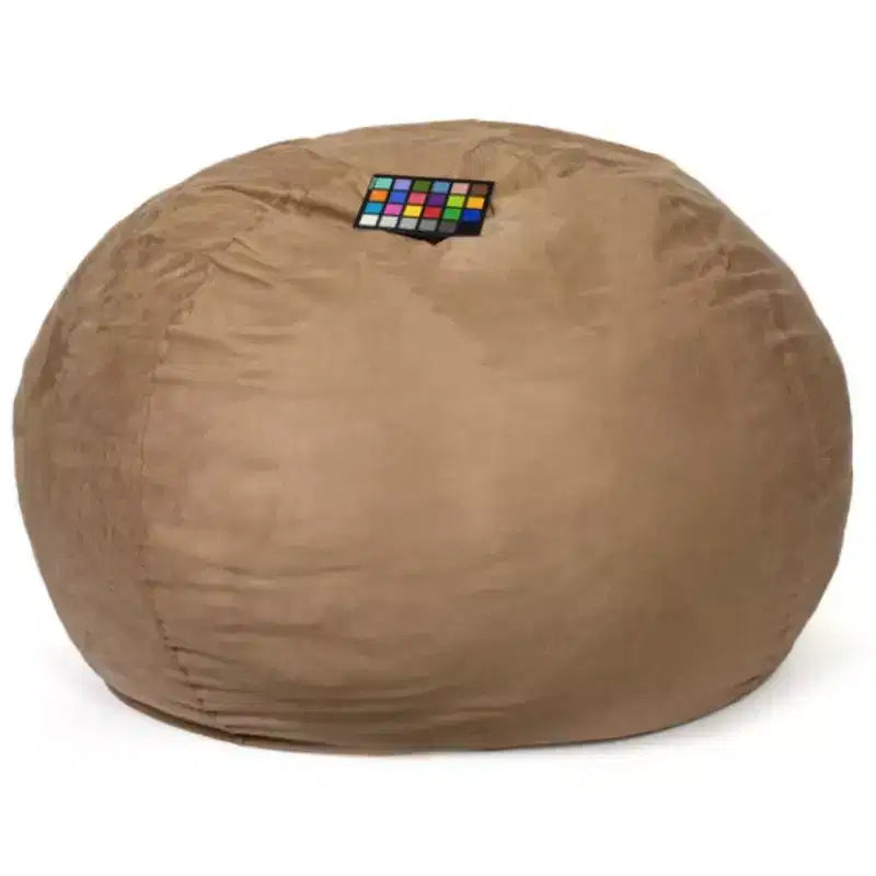 Pouf Okak avec housse en microsuède amovible et lavable, pouf transat pour adultes, canapé confortable pour salon et chambre à coucher