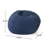 Pouf Okak avec housse en microsuède amovible et lavable, pouf transat pour adultes, canapé confortable pour salon et chambre à coucher