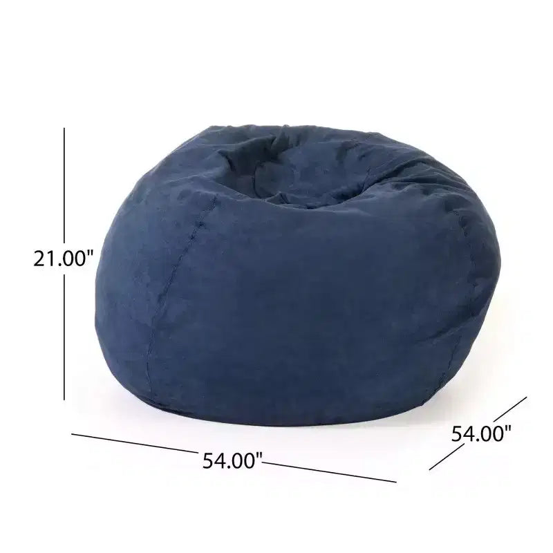 Pouf Okak avec housse en microsuède amovible et lavable, pouf transat pour adultes, canapé confortable pour salon et chambre à coucher