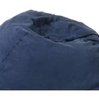 Pouf Okak avec housse en microsuède amovible et lavable, pouf transat pour adultes, canapé confortable pour salon et chambre à coucher