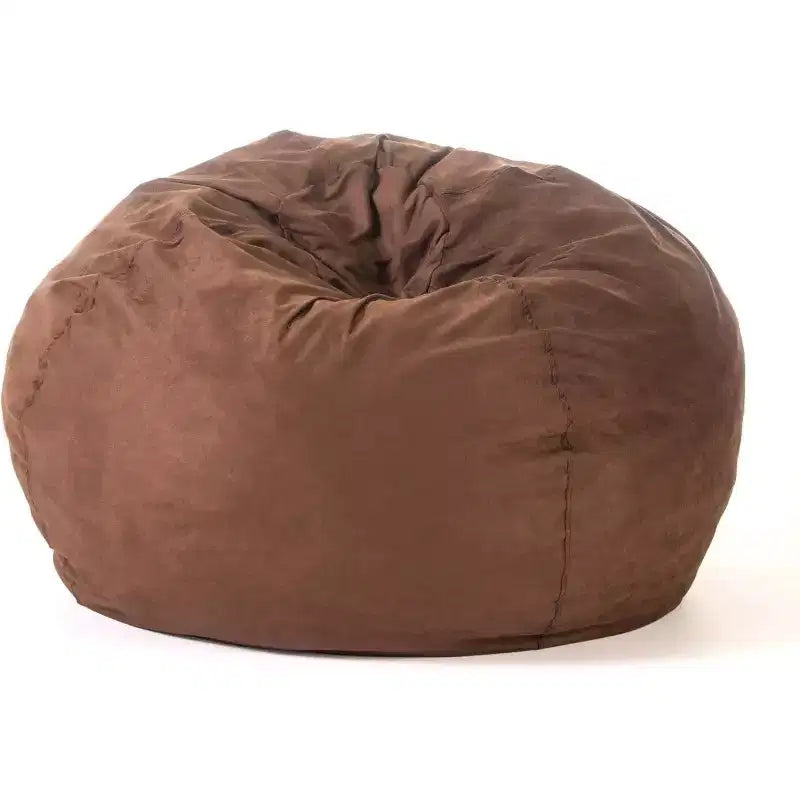 Pouf Okak avec housse en microsuède amovible et lavable, pouf transat pour adultes, canapé confortable pour salon et chambre à coucher