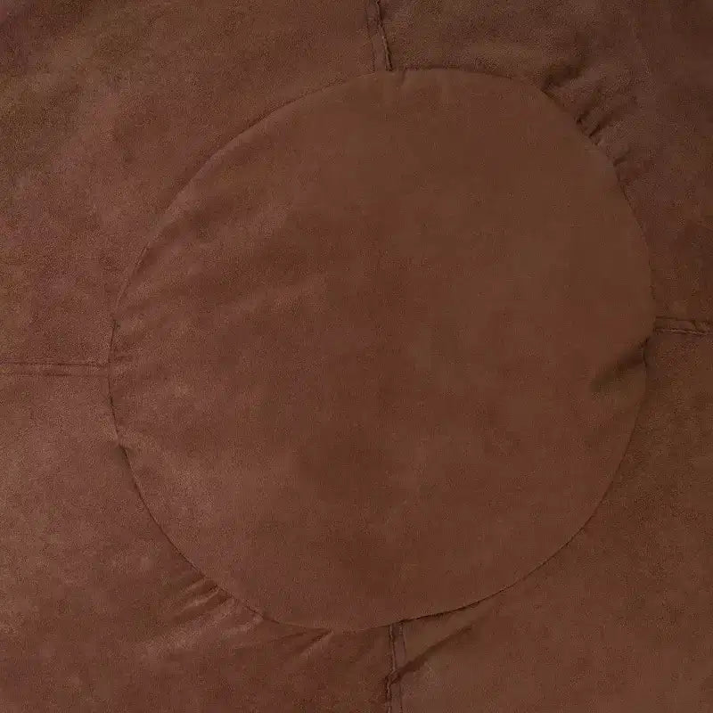 Pouf Okak avec housse en microsuède amovible et lavable, pouf transat pour adultes, canapé confortable pour salon et chambre à coucher