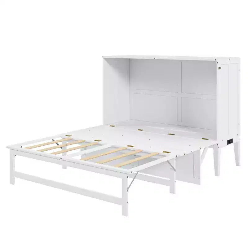 Lit escamotable grand lit Clihome avec station de charge intégrée et étagère