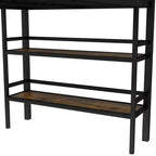 Lit mezzanine en métal pour enfants, noir - ModernLuxe