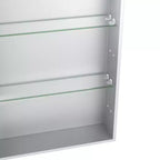 GDFStudio Tomomi 30 Armoire à pharmacie moderne en métal avec miroir, lumières LED et 3 températures de couleur