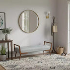 Banc moderne en velours rembourré FurnitureR avec pieds en bois massif, banc rembourré pour le bout du lit, l'entrée ou le salon