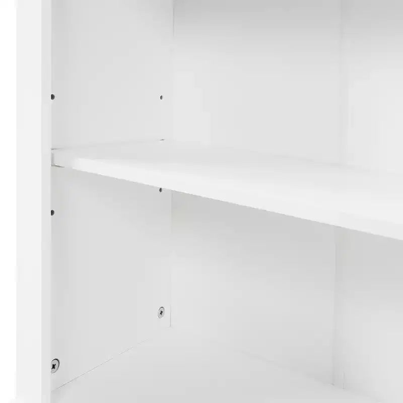 GDFStudio Meuble de Rangement de Salle de Bain Autoportant Moderne en Bois Avril avec Tiroir et Étagère Réglable