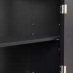 GDFStudio Meuble de Rangement de Salle de Bain Autoportant Moderne en Bois Avril avec Tiroir et Étagère Réglable