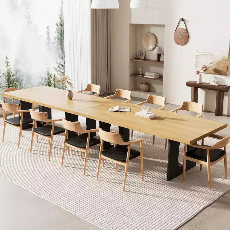 Table à manger de 180 cm, table de cuisine pour 6 à 10 personnes, table de salle à manger rectangulaire pour cuisine, salle de conférence, maison, montage facile