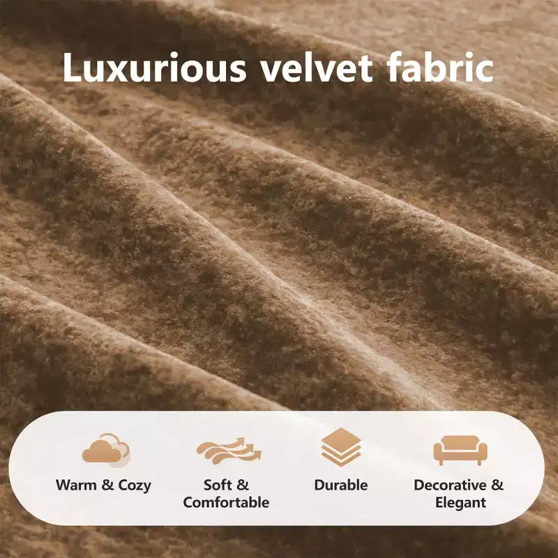 Canapés 2 places capitonnés Clihome avec canapé sans accoudoirs, tissu velours doux, conception antidérapante inférieure, éponge haute densité 32D, conception ergonomique du bas