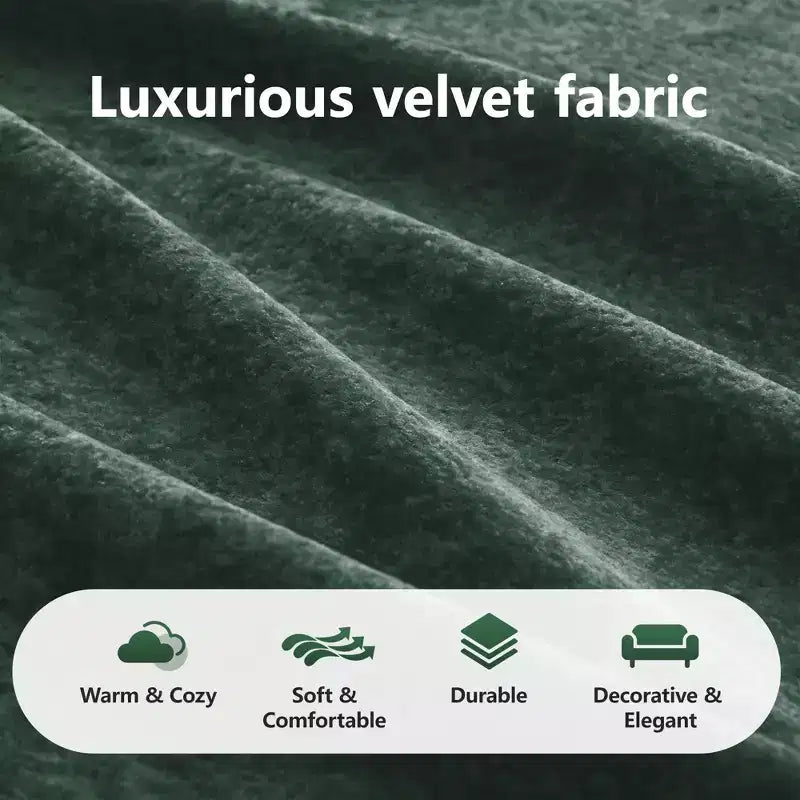 Canapés 2 places capitonnés Clihome avec canapé sans accoudoirs, tissu velours doux, conception antidérapante inférieure, éponge haute densité 32D, conception ergonomique du bas