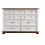 Commode en bois, Table de chevet rustique avec base en bois et moulure surélevée, pour chambre, salon, couloir, placard, bureau à domicile
