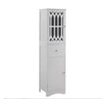 MDF Freestanding Storage Cabinet with Drawer & Door,