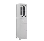 MDF Freestanding Storage Cabinet with Drawer & Door,