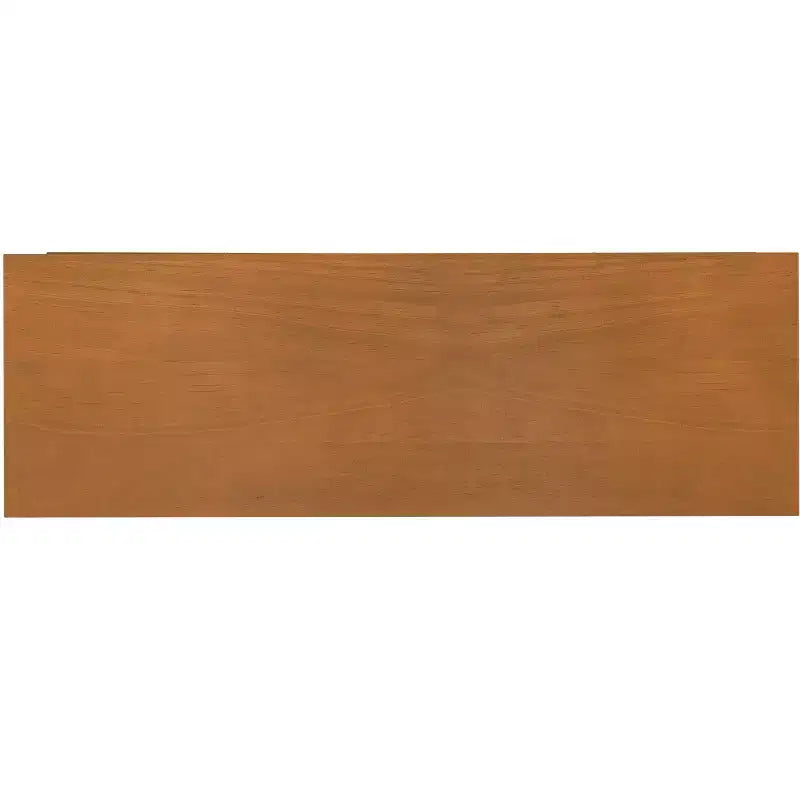 Meuble de rangement pour entrée de 36 po de large en bois massif de style transitoire Norfolk, brun doré pâle