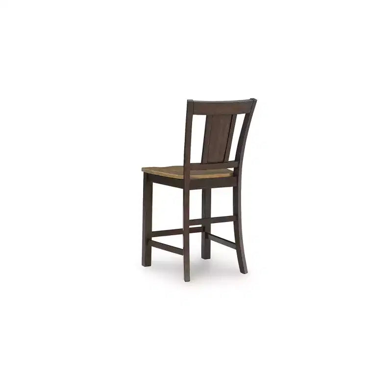 Tabourets de bar Signature Design by Ashley Sharlander, lot de 2, finition marron clair et marron foncé