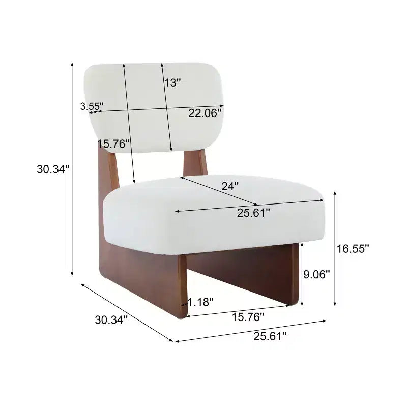 Lot de 2 chaises d'appoint modernes rembourrées, chaise de lecture confortable sans accoudoirs, siège d'appoint minimaliste pour salon ou appartement-Panipeachy