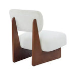 Lot de 2 chaises d'appoint modernes rembourrées, chaise de lecture confortable sans accoudoirs, siège d'appoint minimaliste pour salon ou appartement-Panipeachy