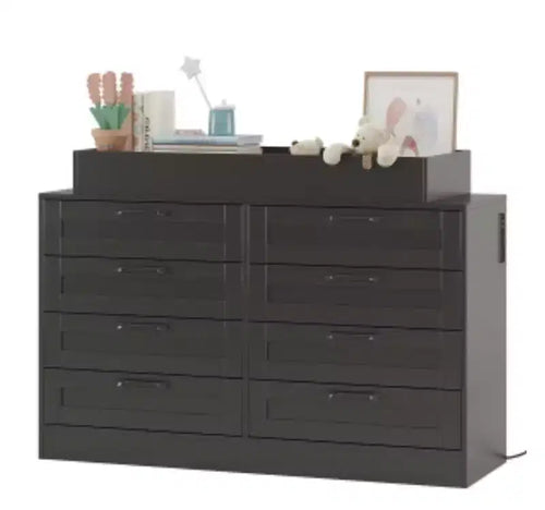 8-Drawer Baby Changing Table, MDF+PB Material,