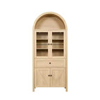 Armoire de cuisine vintage Zeus & Ruta 71.65 avec étagères réglables, rangement multifonctionnel