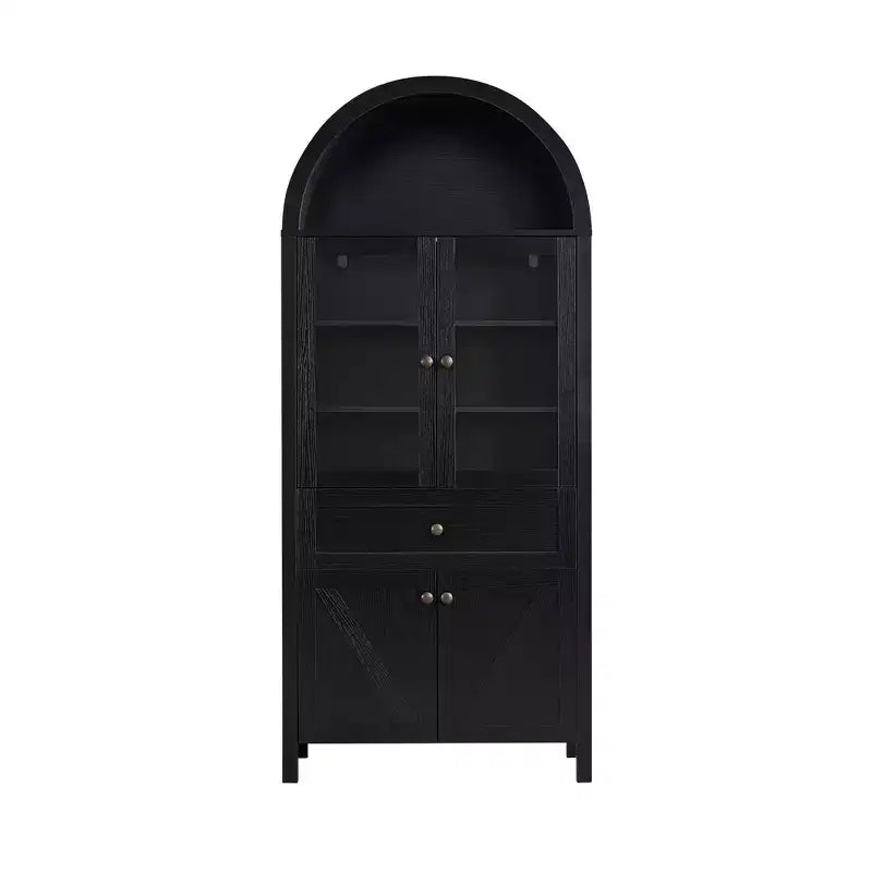 Armoire de cuisine vintage Zeus & Ruta 71.65 avec étagères réglables, rangement multifonctionnel