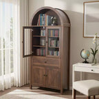 Armoire de cuisine vintage Zeus & Ruta 71.65 avec étagères réglables, rangement multifonctionnel