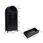 Armoire de cuisine vintage Zeus & Ruta 71.65 avec étagères réglables, rangement multifonctionnel