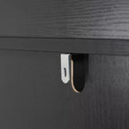 Armoire de cuisine vintage Zeus & Ruta 71.65 avec étagères réglables, rangement multifonctionnel