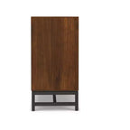 Buffet traditionnel rectangulaire de 152 cm de large en bois massif Hampshire, blanc antique