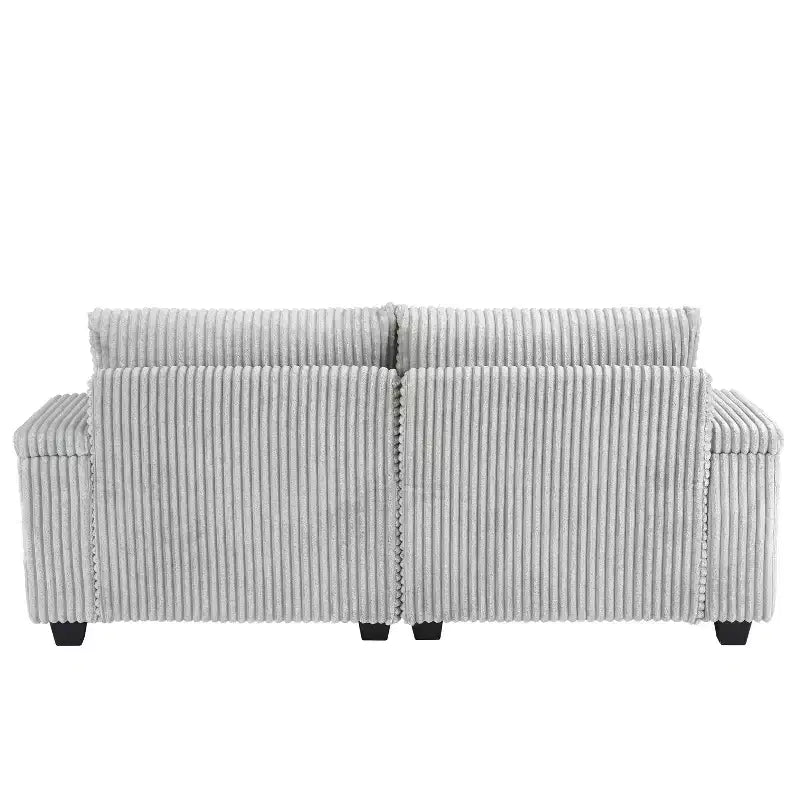 Canapé-lit Polibi avec rangement intégré, porte-gobelets et support de téléphone