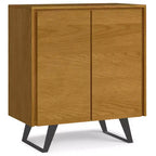 Mitchell 39 inch Wide Solid Wood Modern Industrial Medium Storage Cabinet