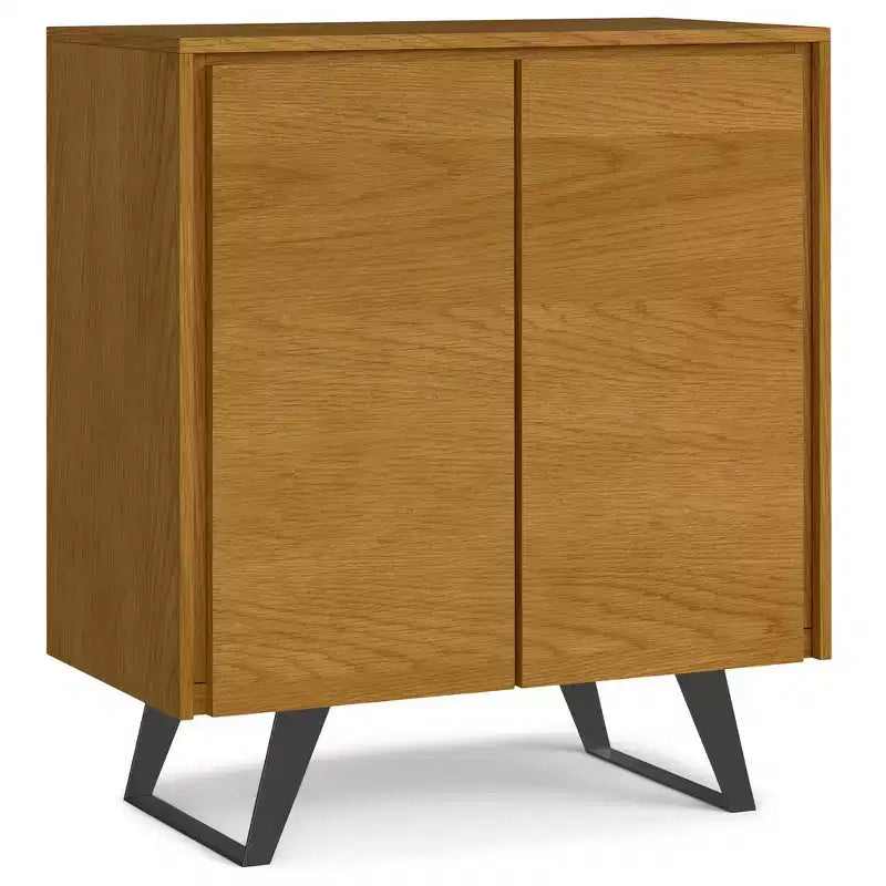 Mitchell 39 inch Wide Solid Wood Modern Industrial Medium Storage Cabinet