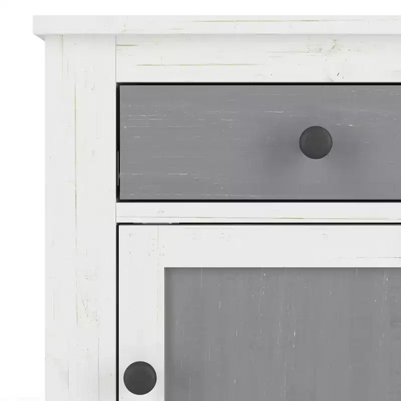 Table de chevet Child Craft Ocean Grove à 1 tiroir pour chambre de bébé ou chambre à coucher, grand tiroir de rangement, fabriquée en pin robuste, finition non toxique et sans danger pour les bébés