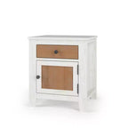 Table de chevet Child Craft Ocean Grove à 1 tiroir pour chambre de bébé ou chambre à coucher, grand tiroir de rangement, fabriquée en pin robuste, finition non toxique et sans danger pour les bébés