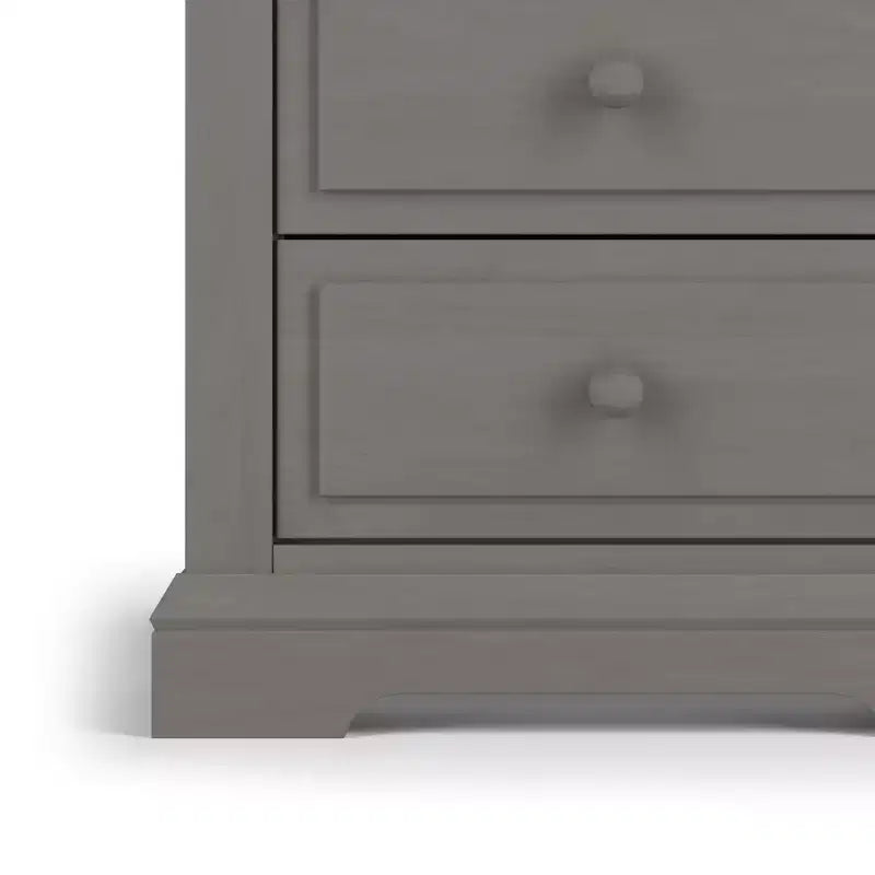 Table de chevet à 2 tiroirs Child Craft Jordyn pour chambre de bébé ou d'enfant, grand tiroir de rangement, en pin robuste, finition non toxique et sans danger pour les bébés
